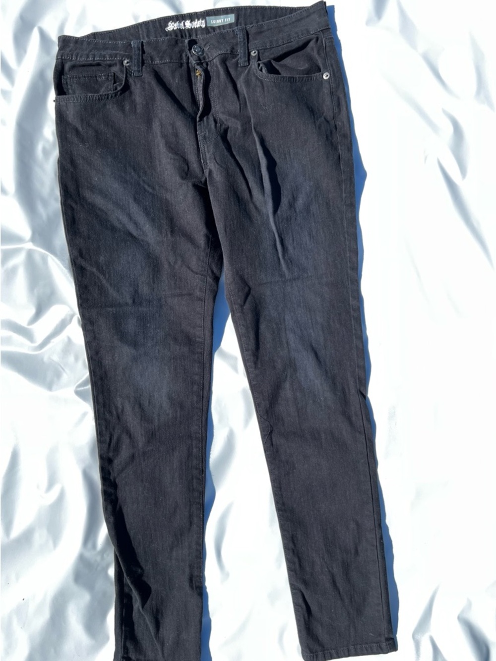 Skinny fit 36/32 Jeans for Men - Black - rebel society